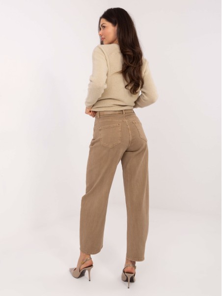 Džinsai-VM-SP-J1571-6.08-tamsiai smėlio spalvos