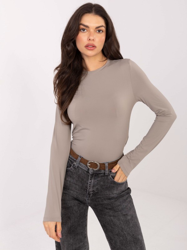 Palaidinė-D12099M02788A-tamsiai smėlio spalvos