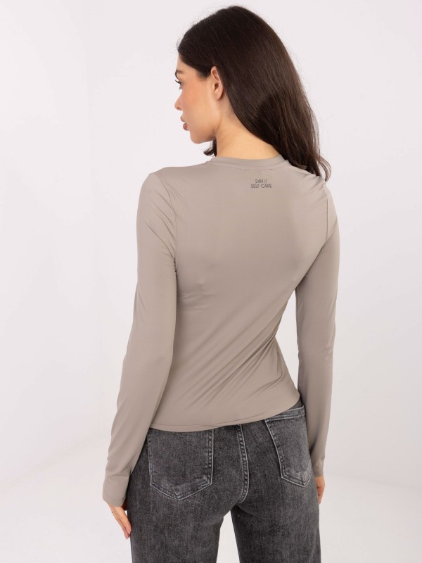 Palaidinė-D12099M02788A-tamsiai smėlio spalvos