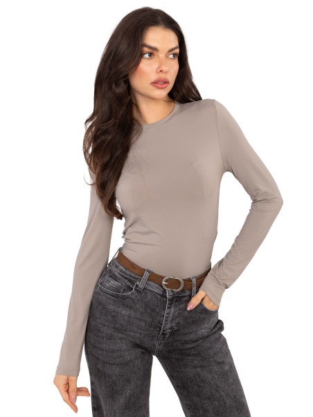 Palaidinė-D12099M02788A-tamsiai smėlio spalvos