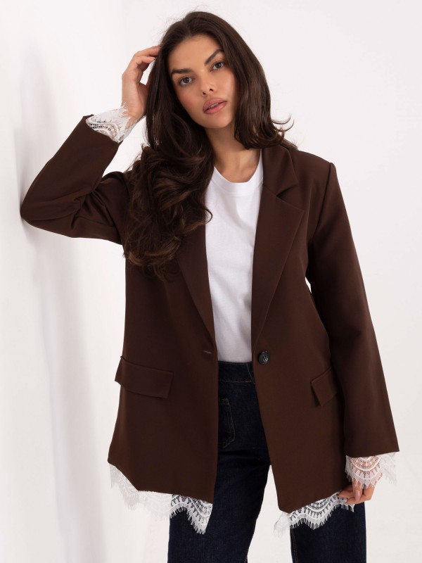 Švarkas-IT-MA-FL9916.02P-tamsiai ruda 2