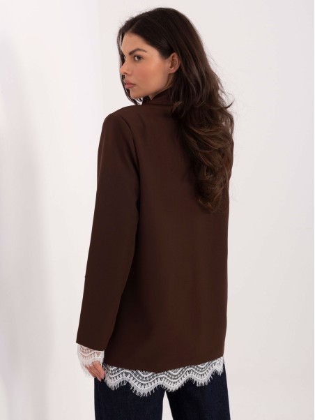 Švarkas-IT-MA-FL9916.02P-tamsiai ruda