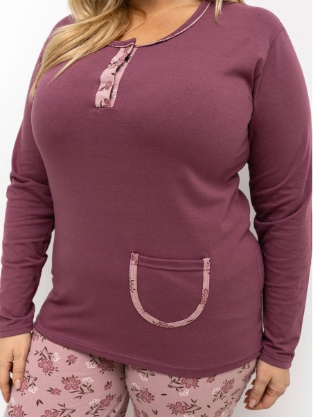 Pižama-DU-PI-FP-508.57-tamsiai rožinė