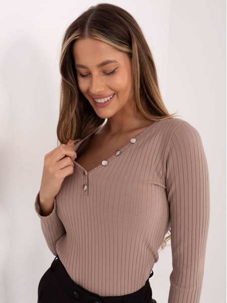 Palaidinė-RV-BZ-A1045.99-tamsiai smėlio spalvos