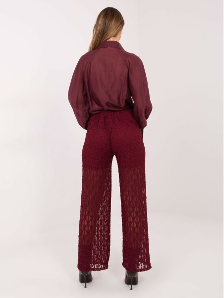 Kelnės-IT-SP-9965.77-bordo spalvos