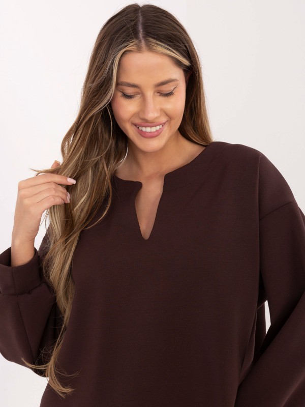 Džemperis-MJ-BL-H2412.26-tamsiai rudas