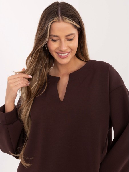 Džemperis-MJ-BL-H2412.26-tamsiai rudas