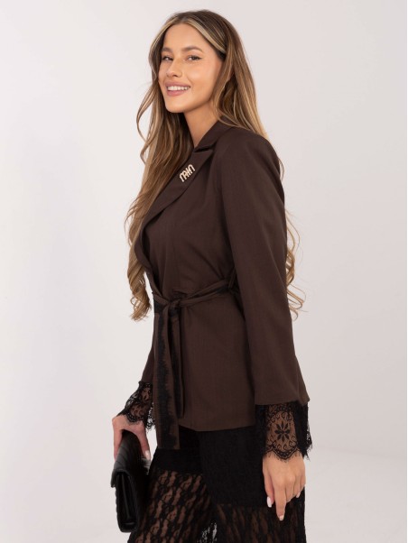 Švarkas-MI-MA-A2895.54-tamsiai ruda