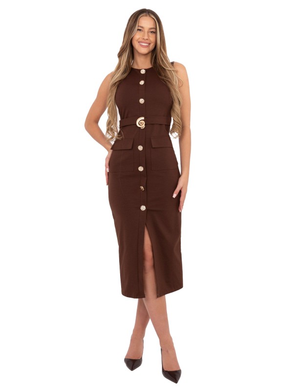 Suknelė-IT-SK-21891.61-ruda