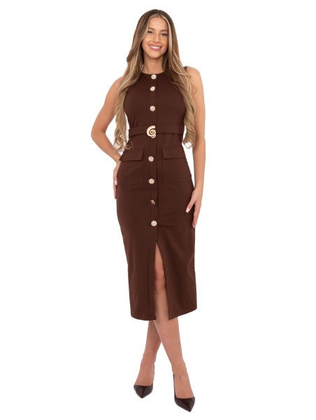 Suknelė-IT-SK-21891.61-ruda