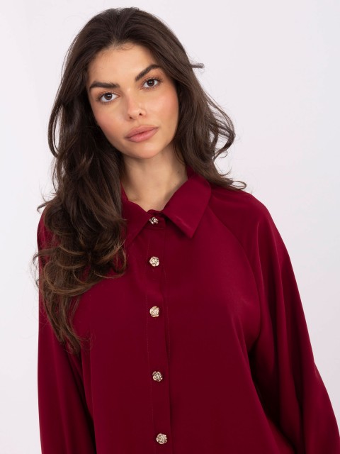 Marškinėliai-IT-KS-29022.25-bordo spalvos