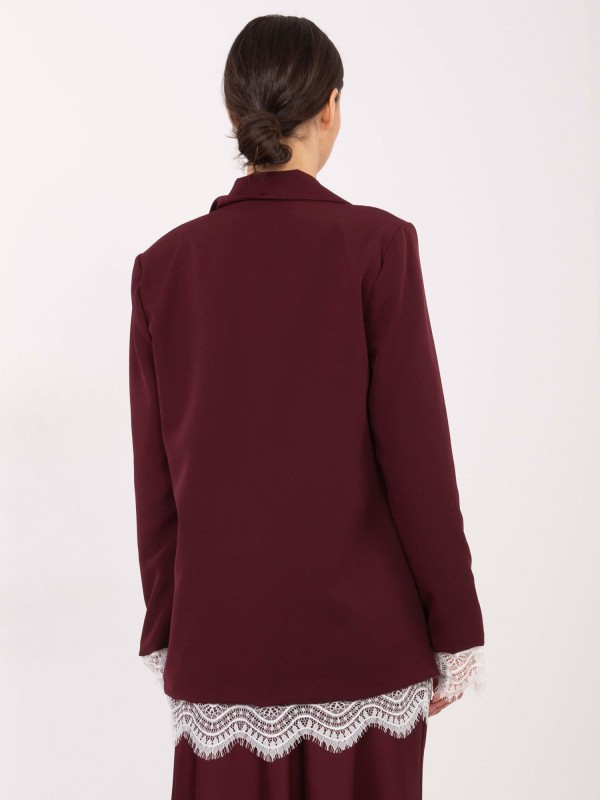 Švarkas-IT-MA-FL9916.02P-bordo spalvos 2