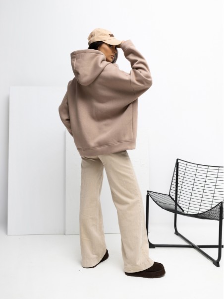 Džemperis-RV-BL-A1039.22-tamsiai smėlio spalvos