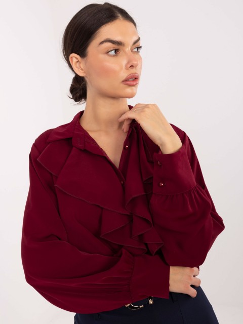 Marškinėliai-IT-KS-26967.28-bordo spalvos 2