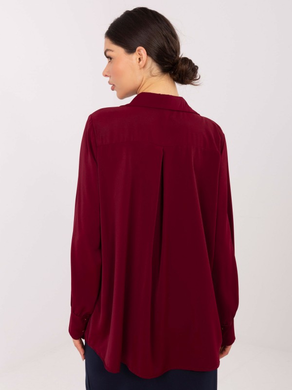 Marškinėliai-IT-KS-26967.28-bordo spalvos