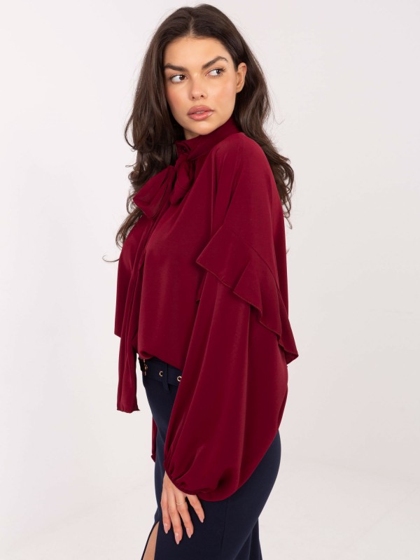 Marškinėliai-IT-KS-29002.69-bordo spalvos