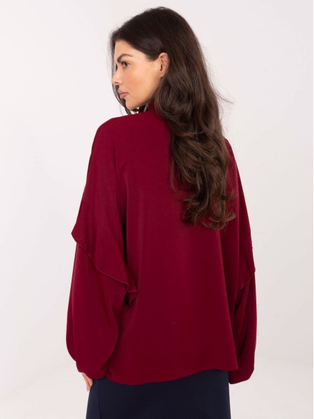 Marškinėliai-IT-KS-29002.69-bordo spalvos