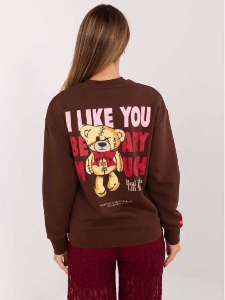 Džemperis-D10608BC02568J-tamsiai rudas