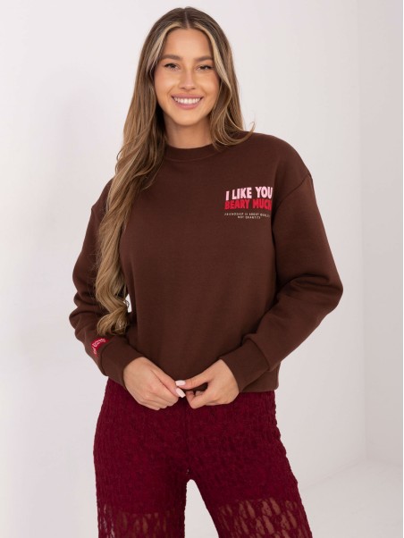 Džemperis-D10608BC02568J-tamsiai rudas