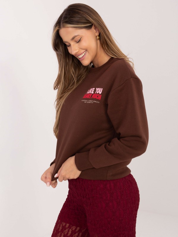 Džemperis-D10608BC02568J-tamsiai rudas