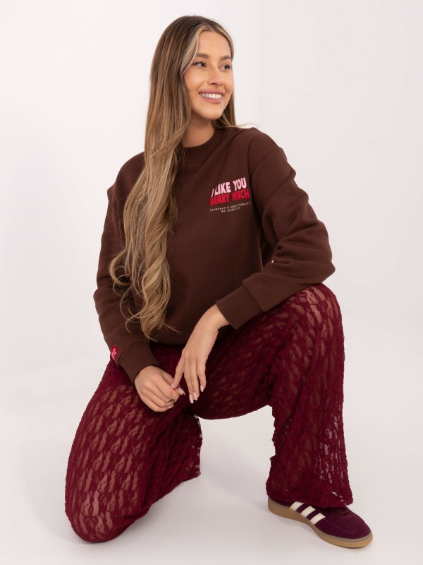 Džemperis-D10608BC02568J-tamsiai rudas