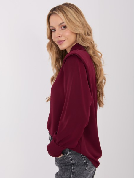 Marškinėliai-IT-KS-8631.59-bordo spalvos