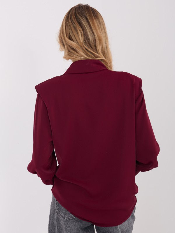 Marškinėliai-IT-KS-8631.59-bordo spalvos