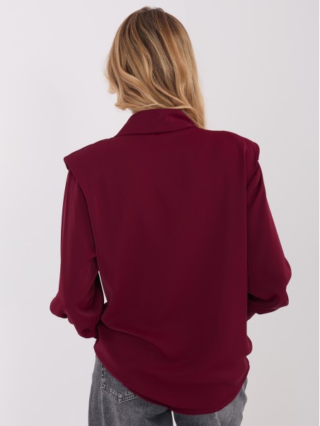 Marškinėliai-IT-KS-8631.59-bordo spalvos