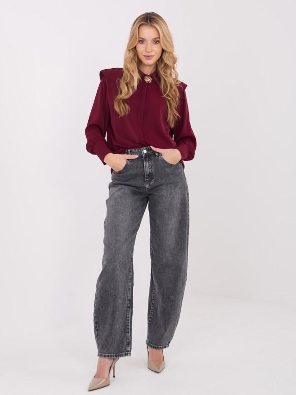 Marškinėliai-IT-KS-8631.59-bordo spalvos