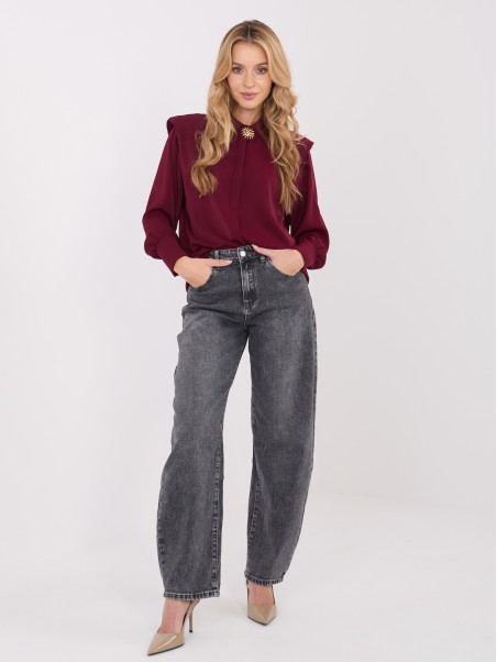 Marškinėliai-IT-KS-8631.59-bordo spalvos