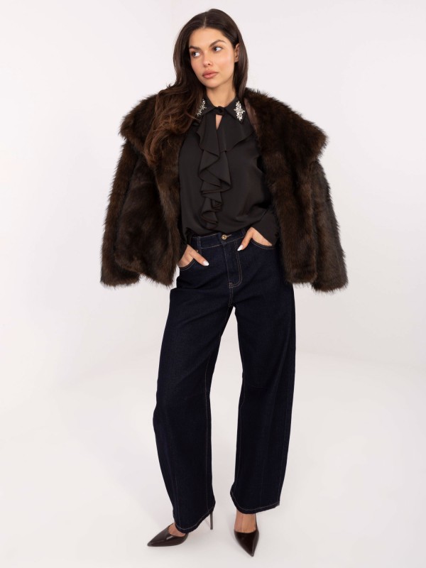 Palaidinė-IT-BZ-28995.25-tamsiai ruda