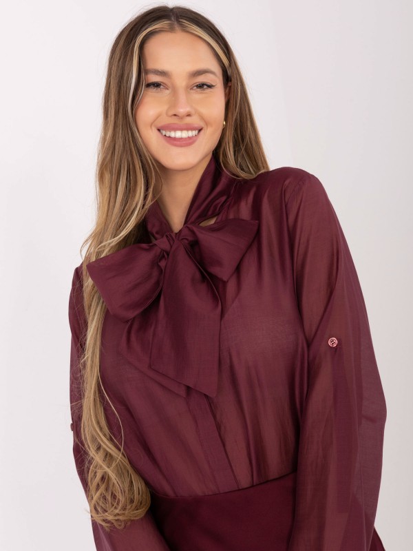 Marškinėliai-IT-KS-28978.22-bordo spalvos