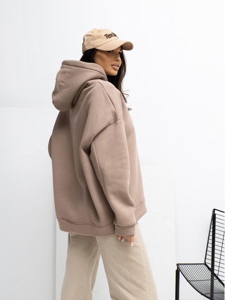 Džemperis-RV-BL-A1037.12-tamsiai smėlio spalvos