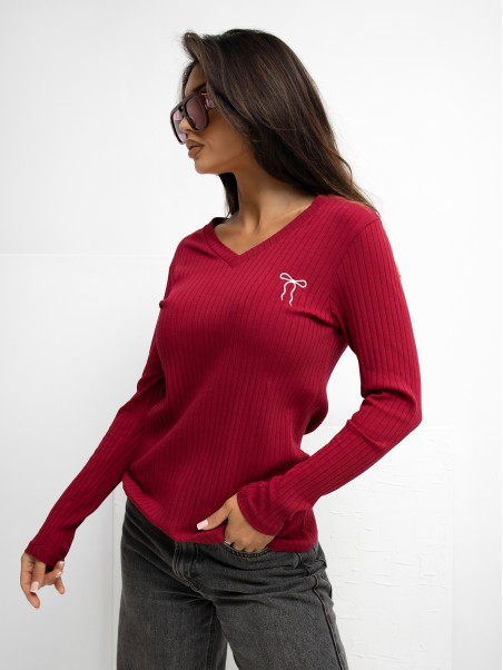 Palaidinė-RV-BZ-A1056.11-bordo spalvos