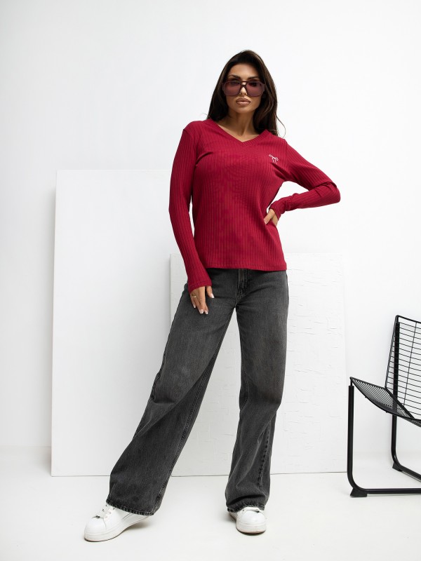 Palaidinė-RV-BZ-A1056.11-bordo spalvos