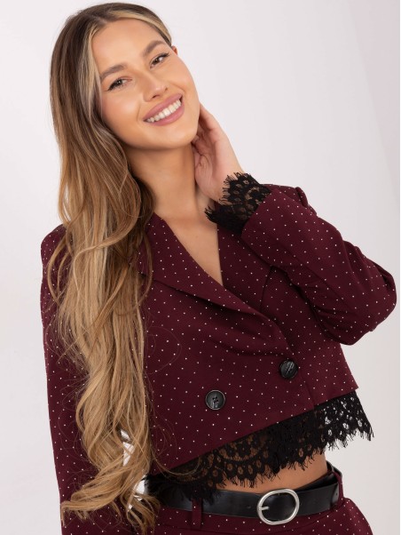 Švarkas-IT-MA-FL9972-1.92-bordo spalvos