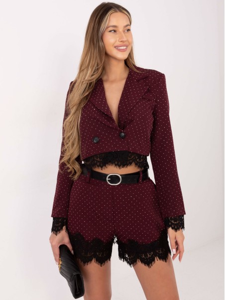 Striukė-IT-MA-FL9972-1.92-bordo spalvos