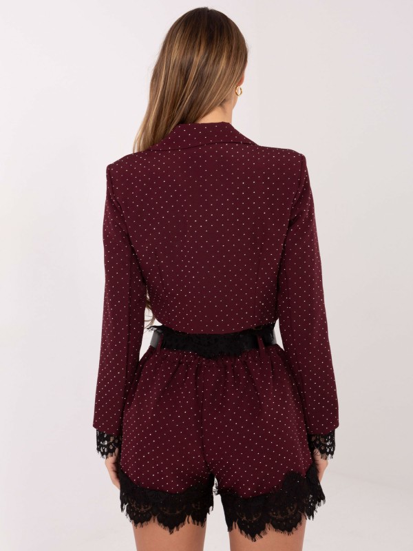 Švarkas-IT-MA-FL9972-1.92-bordo spalvos