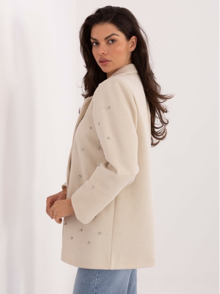 Švarkas-IT-MA-18365.97-šviesiai smėlio spalvos