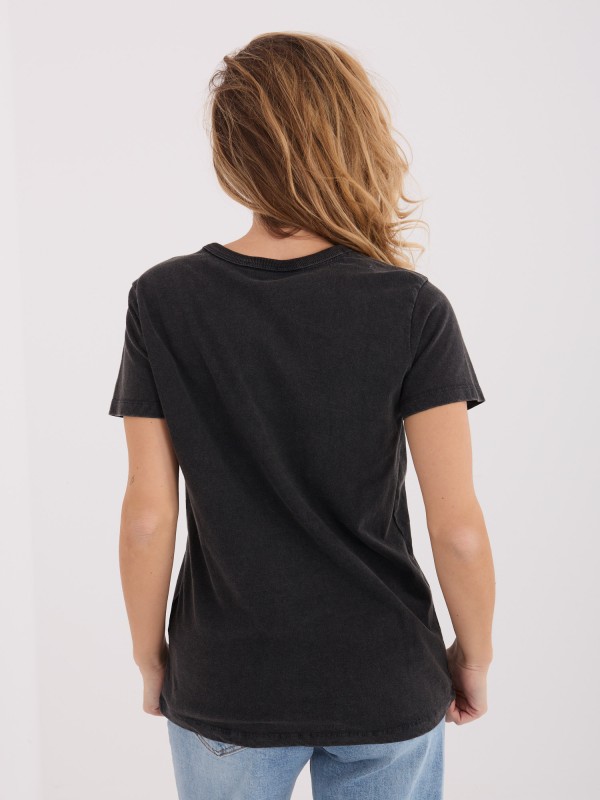 Marškinėliai-D12048M02556K-grafito spalvos