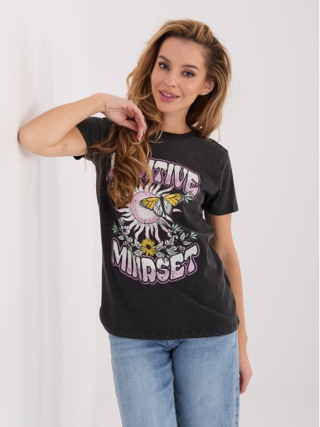 Marškinėliai-D12048M02556K-grafito spalvos