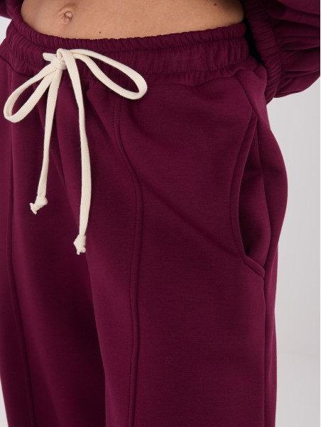 Kelnės-SM-SP-A1561.25-bordo spalvos