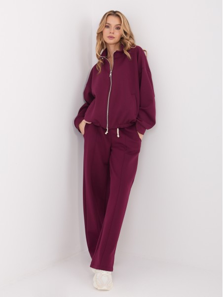 Kelnės-SM-SP-A1561.25-bordo spalvos