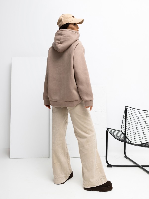 Džemperis-RV-BL-A1034.26-tamsiai smėlio spalvos