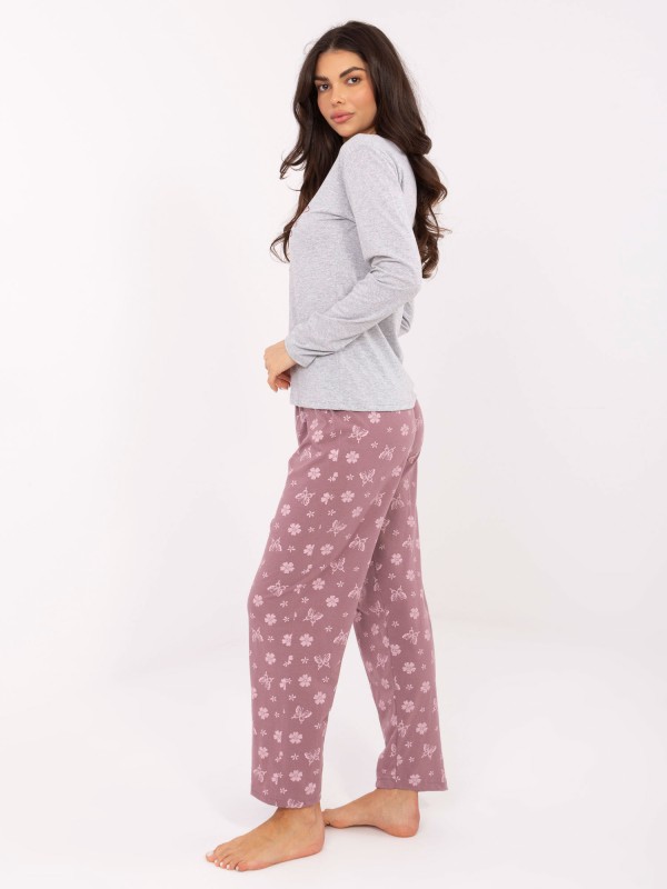 Pižama DU-PI-FP-001.48 pilka