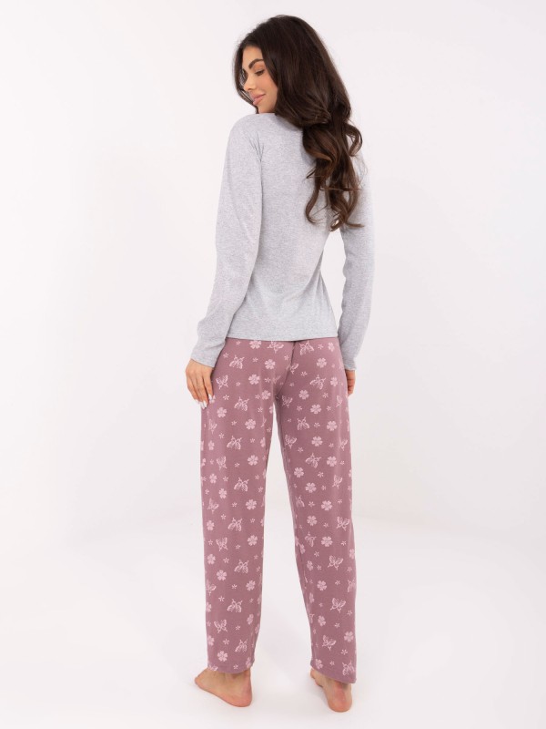 Pižama DU-PI-FP-001.48 pilka