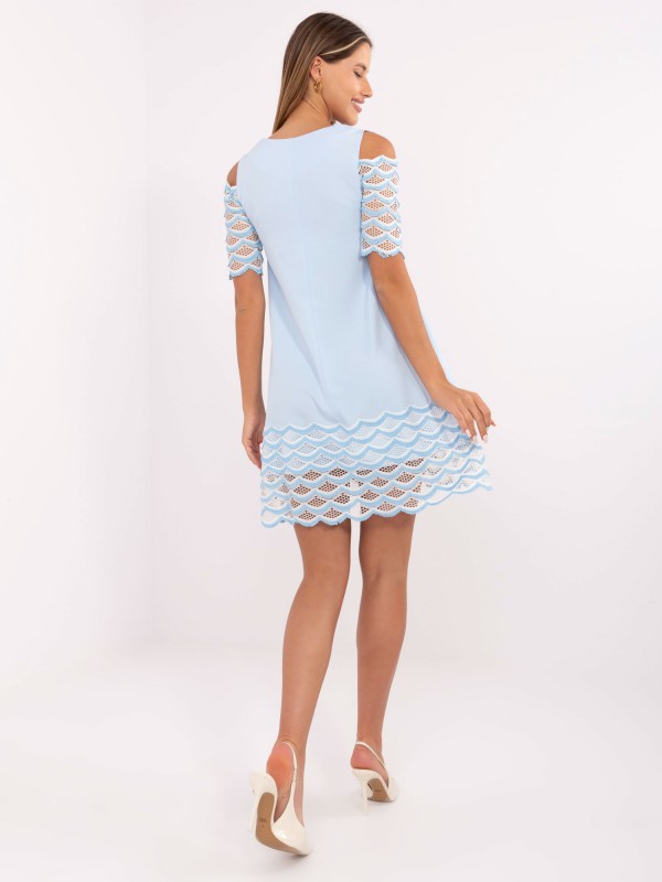 Suknelė-LK-SK-506654.52-šviesiai mėlyna