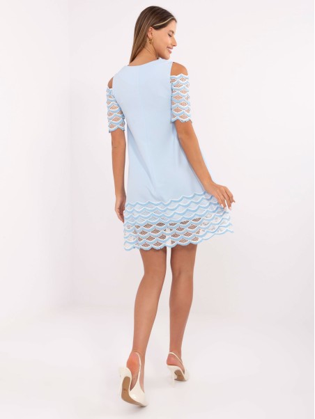 Suknelė-LK-SK-506654.52-šviesiai mėlyna