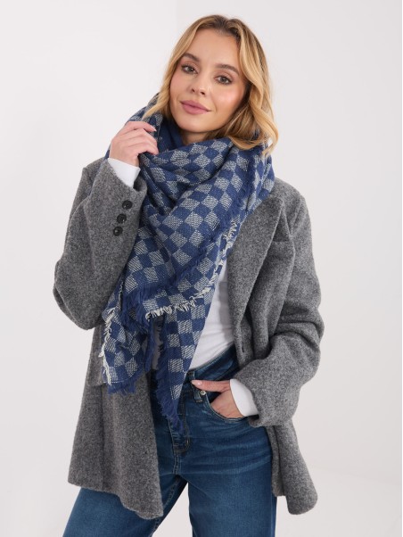 Šalikas-AT-SZ-16501.06-tamsiai mėlynas