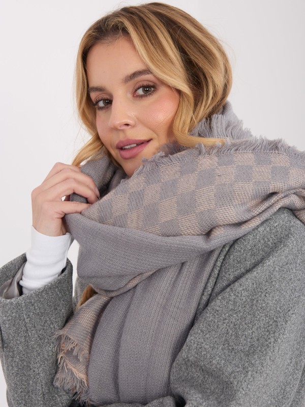 Šalikas-AT-SZ-16501.03-pilkai rožinis